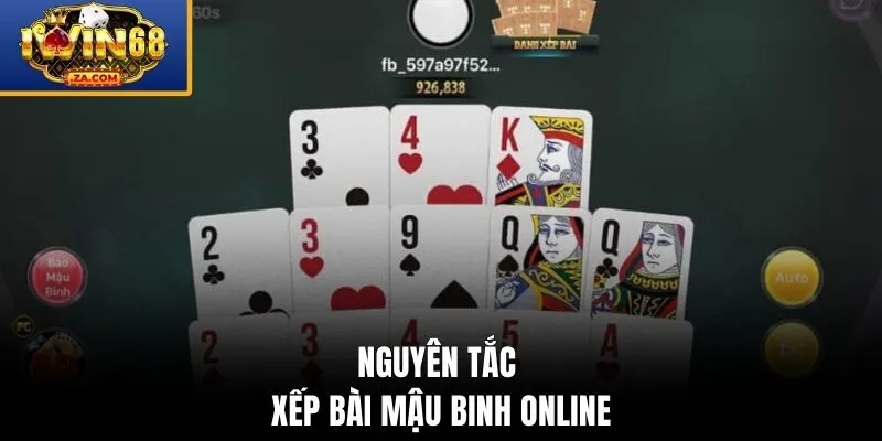 Nguyên tắc xếp bài Binh online
